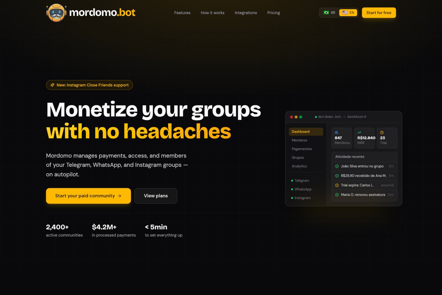 Mordomo.bot